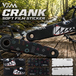 Pegatina Protectora de PVC <span class=keywords><strong>para</strong></span> Bielas de Bicicleta VXM, Resistente a Impactos, Antiarañazos, Compatible con Bicicletas de Montaña y Carretera - Product Image 1