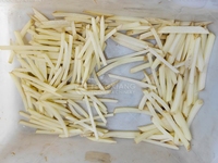 Machine de fabrication de frites surgelées 100-500kg Ligne de production semi-automatique de chips de pommes de terre
