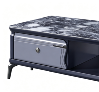 Table basse et meuble TV modernes en bois de haute qualité, très demandés, avec rangement pour salon
