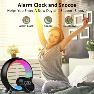 RGB <strong>LED</strong> Desk <strong>Lamp</strong> with White Noise &amp; Alarm Clock - Color-Changing Night Light for Home/Hotel Multi-Scenario Use - Product Image 3