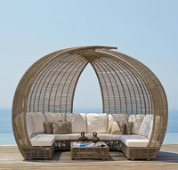 Sommer-Stuhlbetten Outdoor-Möbel 3-Sitzer Wartebereich