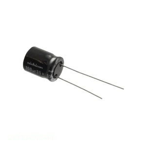 Condensador Original de 47 uF, Tipo Through Hole, Aluminio, 47UF, 20%, 63V, Radial, TH UKL1J470MPD - Product Image 1