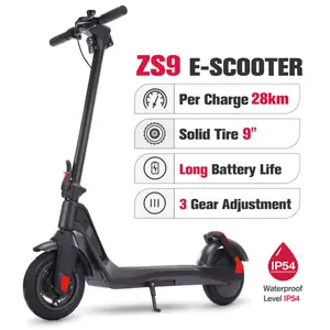 ZITEC-faro LED para patinete eléctrico, dos ruedas de 9 pulgadas, resistente al agua y con freno Dual, gran oferta, ZS9