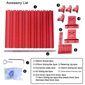 Sistema de Riel de Guía Paralelo a Escala Imperial Juego de Unión de Riel de Guía de Aluminio para Carpintero Riel de <span class=keywords><strong>Sierra</strong></span> <span class=keywords><strong>Circular</strong></span> de Aleación - Product Image 6