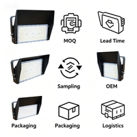 Projecteur LED d'extérieur modulaire en aluminium SMD à haute puissance pour tunnel et stade, 100W 300W 400W, IP66