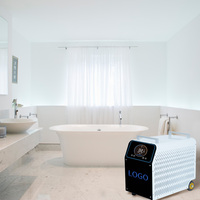 Refroidisseur d'eau portable à pompe automatique pour bain de glace avec système de circulation d'ozone et filtre intégré – Machine de cryothérapie