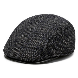 Casquette Ivy pour hommes avec <span class=keywords><strong>cache</strong></span>-oreilles rétractables invisibles, bonnets chauds pour l'extérieur, béret plat, casquette de newsboy, chapeau Gatsby - Product Image 1