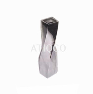 Vase à fleurs en métal en aluminium chic Accents décoratifs de mariage Vase unique et élégant accents de décor de vase design moderne - Product Image 5