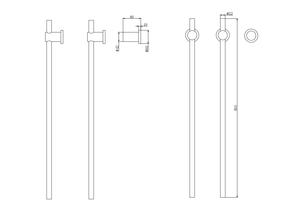 Sèche-serviettes mural chauffant moderne pour salle de bain, <span class=keywords><strong>noir</strong></span> <span class=keywords><strong>mat</strong></span>, porte-serviettes électrique, rail chauffant pour serviettes - Product Image 6