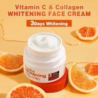 Crème éclaircissante pour le visage à la vitamine C et au collagène, meilleure crème pour éliminer les taches brunes et les taches de rousseur, éclaircissement en 3 jours