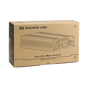 Mean Well NTS-1200-224 1200W 24VDC ถึง 200-240VAC รีโมทคอนโทรลอินเวอร์เตอร์คลื่นไซน์บริสุทธิ์