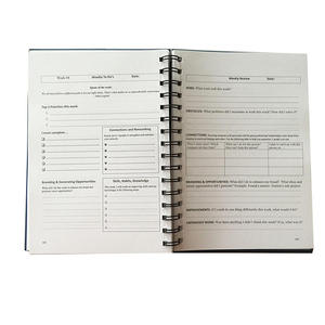 Carnet à spirales personnalisé de haute qualité, impression professionnelle de carnets OEM - Product Image 2