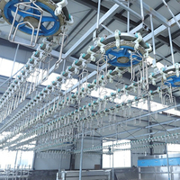 KBT Abattoir de poulets automatique complet Abattoir de poulets Ligne d'abattage de volaille pour les industries d'abattoir