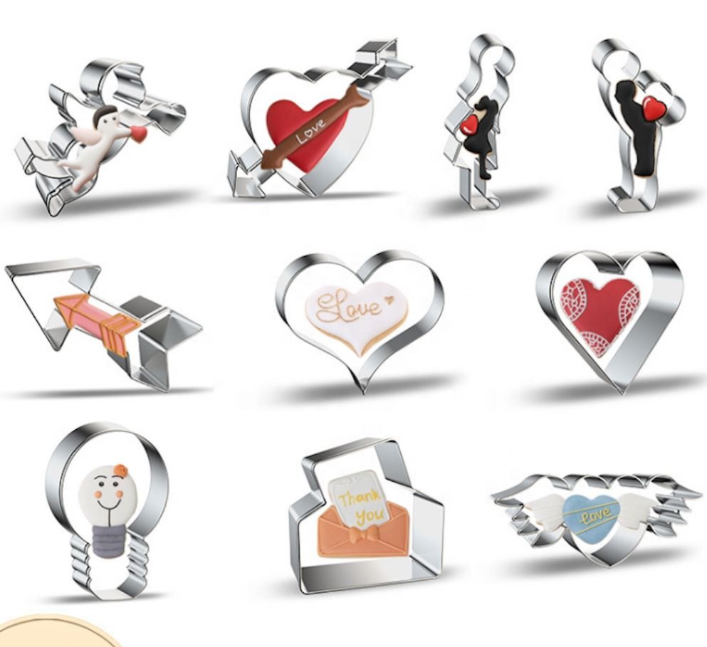 Stampino Per Biscotti A Cuore In Acciaio Inox – 4 Cm, 1,5 Cm Di Spessore - 2