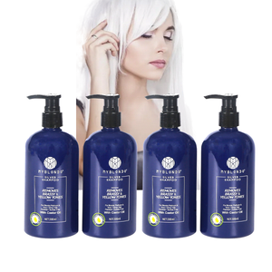 Personalice el champú púrpura natural y orgánico de 300ml, elimine el cambio de color amarillo del cabello al tinte de color plateado - Product Image 3
