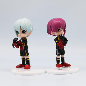 6 uds conjunto de minifiguras japonesas de PVC 9CM bloqueo azul <span class=keywords><strong>Bachira</strong></span> <span class=keywords><strong>Meguru</strong></span> Isagi Yoichi Figura muñeca de juguete PVC figura de Anime estatua figurita - Product Image 6