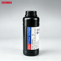 Encre UV piézoélectrique multi-usages Demin 500ML, grande capacité, multi-couleurs, encre pour imprimante à film PE, résistante aux rayures et aux décolorations