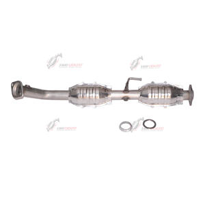 Tubo de escape del convertidor catalítico de tres vías de doble núcleo de alta calidad para la versión antigua Toyota Prado 2700 - Product Image 3