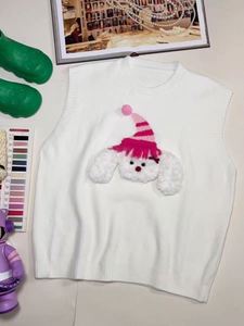 เสื้อแขนกุดลายการ์ตูนปักลำลองดีไซน์ลายการ์ตูนออกแบบได้ตามต้องการฤดูร้อน - Product Image 3