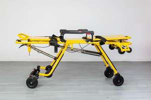 Camilla de ambulancia plegable de aleación de aluminio, diseño ajustable ligero directo de fábrica para transporte EMS - Product Image 4
