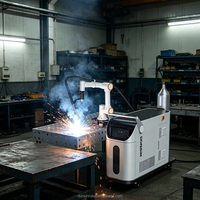 Machine de soudage à l'arc robotisée collaborative contrôlée par PLC DONSIN, soudeuse Cobot intégrée pour la fabrication de pièces automobiles