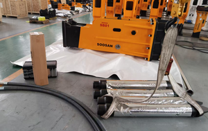 SOOSAN ชุดเครื่องยนต์และมอเตอร์ไฮดรอลิกเบรกเกอร์คุณภาพสูง รุ่น SB 81 สำหรับรถขุดขนาด 18-26 ตัน สภาพใหม่ รับประกัน 1 ปี - Product Image 5