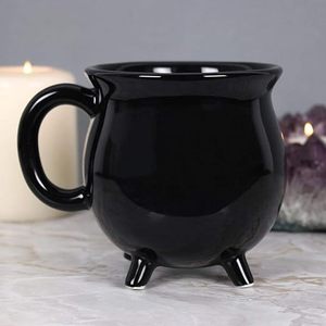 Taza <span class=keywords><strong>de</strong></span> café con <span class=keywords><strong>caldero</strong></span> negro Witch's Brew, Taza <span class=keywords><strong>de</strong></span> cerámica para beber, decoración <span class=keywords><strong>de</strong></span> Halloween, Mesa - Product Image 6