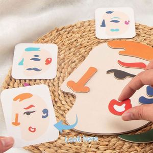Children Creativity Fine Motor Skills Board Artistic Face Change Magnetic <b>Puzzles</b> for Kids - Product Image 1