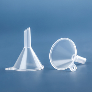 Transparent Plastic Funnel 5 Mm Exit Width For Toner Perfume Dispensing Small Diameter Laboratory Use - Product Image 3