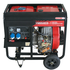 เครื่องกำเนิดไฟฟ้าแบบพกพาชนิดเปิด 6KW 6.2KW กำลังสตาร์ท เครื่องยนต์สูบเดียว 192F - Product Image 1