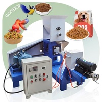 Mélangeur séchoir à poisson extrudeuse d'aliments pour chiens flotteur pour animaux de compagnie 2 par heure prix palette 1 tonne machine d'alimentation pour poissons