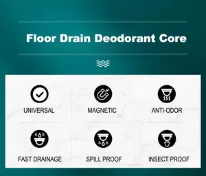 Water Drain Filter Floor Strainer Plug Trap Siphon Sink Anti Odor Pest Prevention Deodorant Plastic Shower Drain Cover