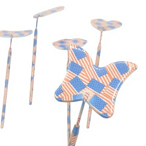 Espejos de Extensión de Pestañas con Diseño de Mariposa y Bandera Americana, Pinzas de Depilar de Acero Inoxidable Puntiagudas, Personalizadas, de Lujo, Reutilizables, para Belleza - Product Image 1