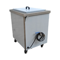 Nettoyeur à ultrasons industriel CANDOSONIC 61L 900W avec système de minuterie pour verrerie, outils, cartes mères, DPF, huile et rouille