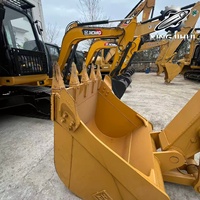 Excavatrice sur chenilles d'occasion CAT 320D2 de 20 tonnes, excavatrice Caterpillar d'origine avec moteur haute puissance de 112 kW pour la construction