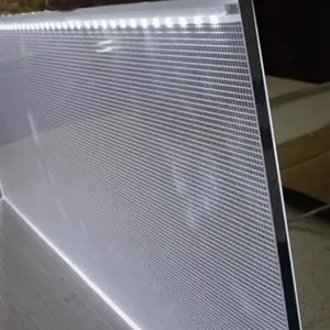사용자 정의 레이저 조각 PC 시트 아크릴 led 빛 가이드 패널 lgp 벽 또는 천장 용