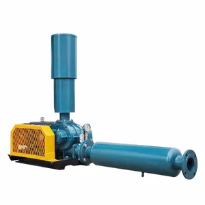 Rễ Blower 50 mô hình bán hàng nóng 2 HP xử lý nước thải chân không sục khí nuôi trồng thủy sản