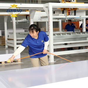 Jinbao 1.2x2.4m PVC Forex Board UV in cứng nhắc sintra mịn bề mặt vật liệu xốp CNC bao gồm cắt khắc khuôn - Product Image 5