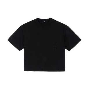 เสื้อยืดสตรีทแวร์ทรงโอเวอร์ไซส์ คุณภาพสูง ผ้าฝ้าย 100% หนัก 300gsm สไตล์วินเทจ พิมพ์ลายซิลค์สกรีนแบบสั่งทำพิเศษ ล้างสีแบบแอซิดวอช ทรงปกติ - Product Image 4
