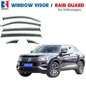 Pare-soleil pour voitures pour Volkswagen Teramont X 2019 - Déflecteur de vent, de pluie et de soleil moulé par injection de qualité supérieure - Product Image 1