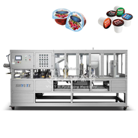 Machine de scellage automatique de gobelets YUTE 2025 avec PLC, certifiée CE, personnalisable pour toutes les tailles de gobelets, eau pure, liquides visqueux