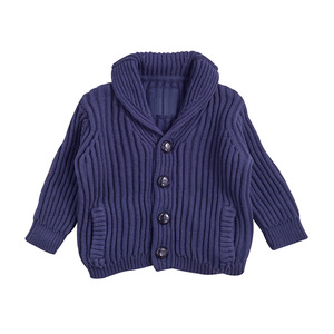 Offre Spéciale mode infantile épais 100% coton couleur Marine côtelé cardigan enfants <span class=keywords><strong>pull</strong></span> design pour les garçons enfants vêtements avec bouton - Product Image 5
