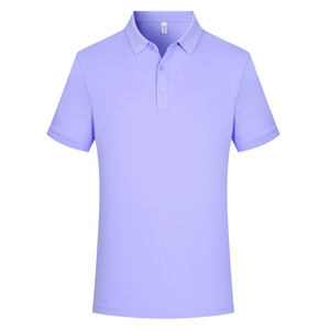 Men's Light Green Cotton Polo Shirt Solid Color Short Sleeve Workwear Daily Wear - Product Image 2