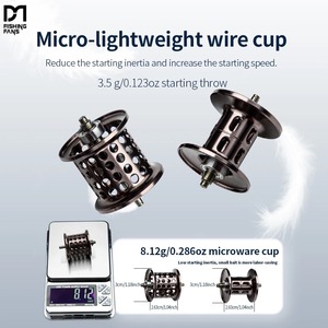 Fan pesca ORCA acqua salata Baitcasting Reel Baitcaster 5 1BB esca lancio moltiplicatore rocchetto profondo bobina - Product Image 5