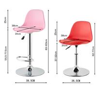 Chaise de salle à manger élévatrice pivotante simple moderne prix d'usine tabourets hauts réglables pour salle à manger ou bar à la maison