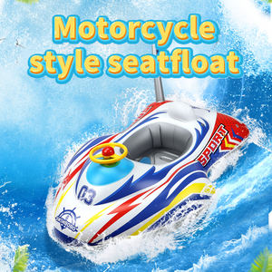 Flotador Inflable para Niños Swimbobo, Asiento de Motocicleta de PVC para Nadar en Verano, Juguete Acuático para Niños, Flotador con Volante, Anillo de Natación para Piscina - Product Image 2