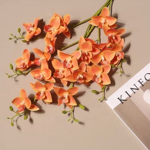 Otras flores y plantas decorativas al por mayor 3 ramas Impresión 3D Decoración <span class=keywords><strong>de</strong></span> la boda del hogar Orquídea <span class=keywords><strong>de</strong></span> látex <span class=keywords><strong>de</strong></span> tacto real para la <span class=keywords><strong>venta</strong></span> - Product Image 6