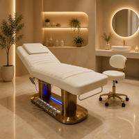 Fabricant de lits de beauté, lit de massage cosmétique à 4 moteurs avec commande au pied intelligente
