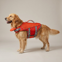 Gilet de sauvetage réfléchissant en polyester Ripstop pour chien, maillot de bain flottant de sécurité pour chiot, pour piscine, plage et activités extérieures en été