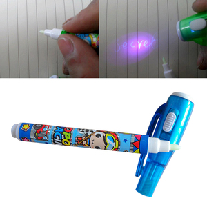 2025 Creative Magic LED UV Light Ballpoint Pen para niños <span class=keywords><strong>Invisible</strong></span> Disappearing Ink Secret Spy Feature Marker Pens - Product Image 4